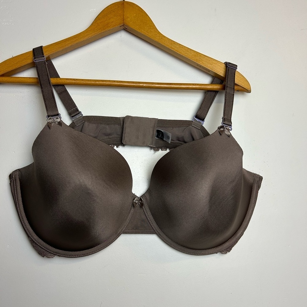 Paramour Bra Size 42DD Brown Underwired Comfortable Minimalist Womens‎